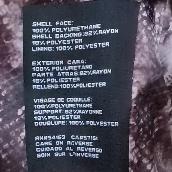 NWOT GUESS Women's Brown Faux Leather Jacket - Picture 9 of 9